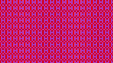 Soyut sanat çizgisi kırmızı ve mor.