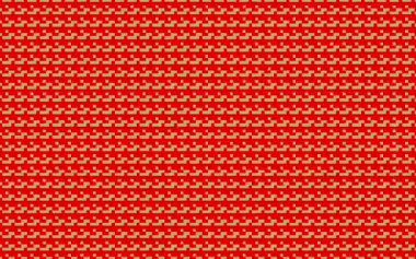 Soyut sanat çizgisi kahverengi ve kırmızı.