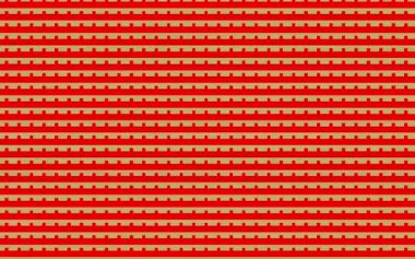 Soyut sanat çizgisi kahverengi ve kırmızı.