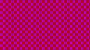 Düzensiz hareket eden yatay ve dikey çizgilerin pembe ve kırmızı soyut sanatı.