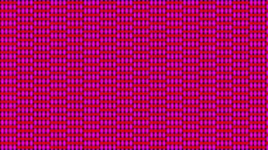 Düzensiz hareket eden yatay ve dikey çizgilerin pembe ve kırmızı soyut sanatı.