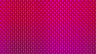 Düzensiz hareket eden yatay ve dikey çizgilerin pembe ve kırmızı soyut sanatı.