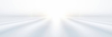 A bright, ethereal light fills the serene white space. clipart