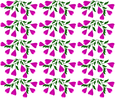 Pembe çiçekli kusursuz desen