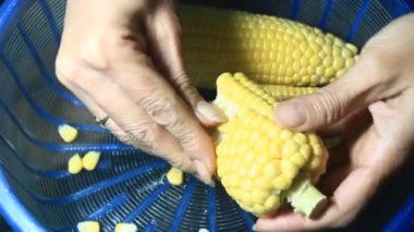 mısır kabuğu soyma ve işleme