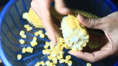 mısır kabuğu soyma ve işleme