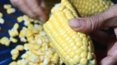 mısır kabuğu soyma ve işleme