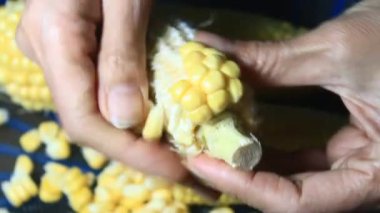 mısır kabuğu soyma ve işleme