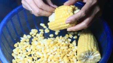 mısır kabuğu soyma ve işleme