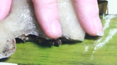 Biraz cassava keki kes.