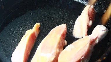 Daha az kızarmış tavuk pişir