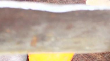 Bıçakla sebze işleme