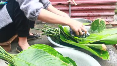 Yapışkan pirinç keki yap 