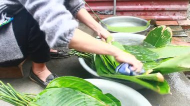 Yapışkan pirinç keki yap 