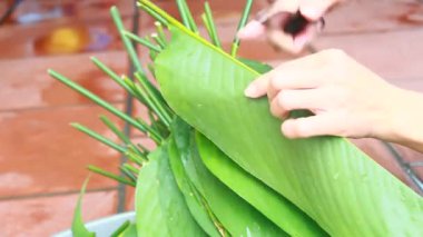 Yapışkan pirinç keki yap