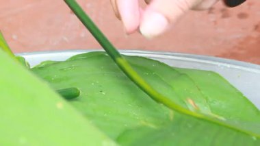 Yapışkan pirinç keki yap