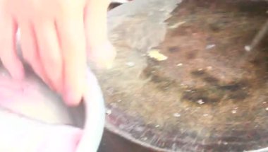 balık ve sebze sosu