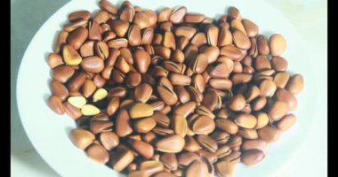 Tropikal badem tohumlarını soy