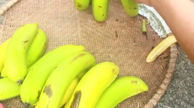 Olgunlaşmış muz dilimi