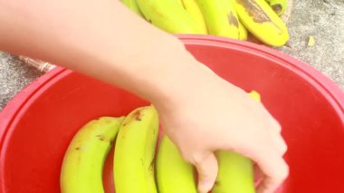 Olgunlaşmış muz dilimi