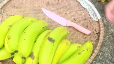 Olgunlaşmış muz dilimi