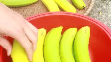 Olgunlaşmış muz dilimi