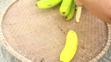 Olgunlaşmış muz dilimi