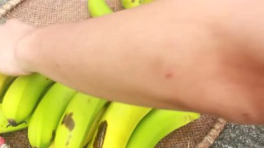 Olgunlaşmış muz dilimi