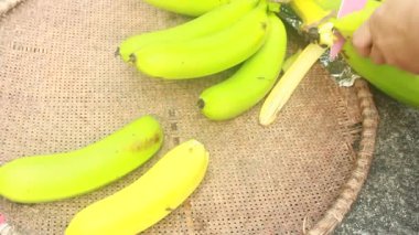 Olgunlaşmış muz dilimi