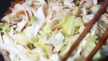 Domates soslu mantar ve soya peyniri.