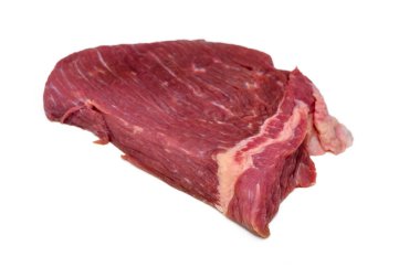 Zengin mermer ve koyu kırmızı renkte sığır eti kesimi. Yaz ızgarası veya lezzetli güveç için mükemmel..