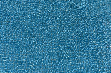 Soyut Yaz Arkaplanı Olarak Temiz Havuz Suyunda Günışığı Dalgalanmaları