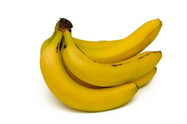 Bir grup parlak sarı muz olgunluklarını sergiler, yumuşak ışık altında parlarlar, yakınlarındaki herkesi tatlılıklarının ve besinlerinin tadını çıkarmaya davet ederler..