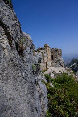 Dağ Kalesi St. Hilarion Deniz manzaralı, Kuzey Kıbrıs