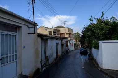 Lefke, Kıbrıs 'ta Tahta kirişli Vintage Balkon