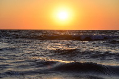Kıbrıs Rum Kesimi 'nden Akdeniz Günbatımı Manzarası