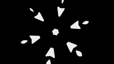 Siyah beyaz arka plan videosu. 4k video 