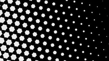 Parlayan bir yansıtıcı yüzeyin siyah arka planında patlama arkaplanı formu. 4k video