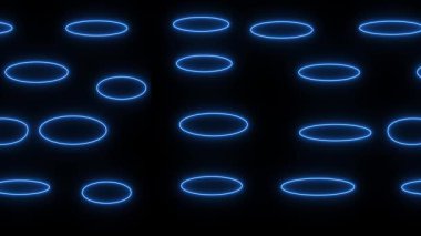 Arka planda parlayan neon arkaplan canlandırma döngüsü simgesi. 4k video
