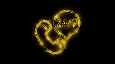 Müşteri desteği simgesi. Merkez simgeleri ara. Hizmet konsepti sembolleri. Müşteri hizmetleri simgelerini özetle. Operatör mesaj simgeleri ayarlandı. 24 / 7 Destekleme simgesi.