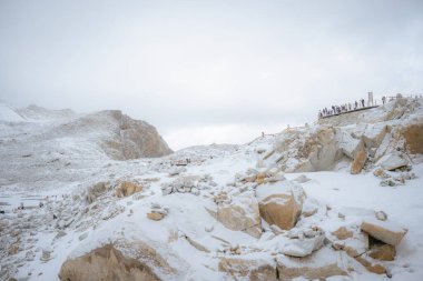 Dagu Buzulu 4860 metre yükseklikte, dağ, soğuk, mavi gökyüzü, manzara, açık hava, keşif, seyahat, doğal manzara, yüksek seviye, Çin