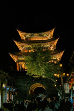 Dali, Çin - 29 Haziran 2024: Çin 'in antik Dali kenti.