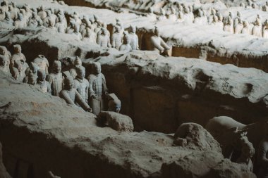 Çin Savaşçısı 'nın askeri mezarlığının fotoğrafı.