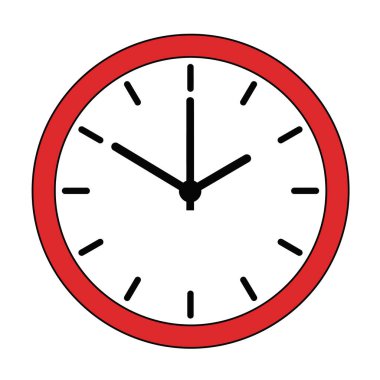 Çember saat tırmanışı. Bu resim dairesel bir çerçeve içinde klasik bir saat tasarımı içerir, zaman tutma sadeliği ve hassasiyetini gösterir. Çizim tasarımı.