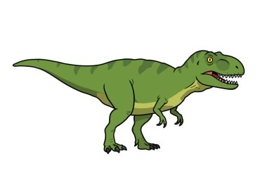 Allosaurus dağılımı. Vahşi pençeleri ve renkli dijital tarzı olan tarih öncesi dinozorlar. Çizim tasarımı.