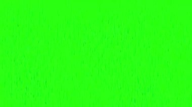 Yeşil arkaplan video üzerinde düşen yağmur efektleri izole
