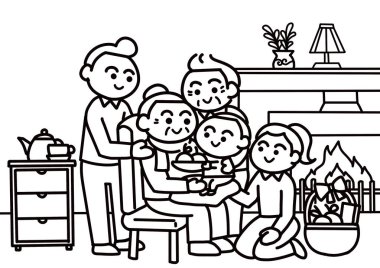 Aile dedeleriyle buluşmaya gitti..