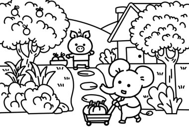 Komşular merhaba demek için uğrarlar..