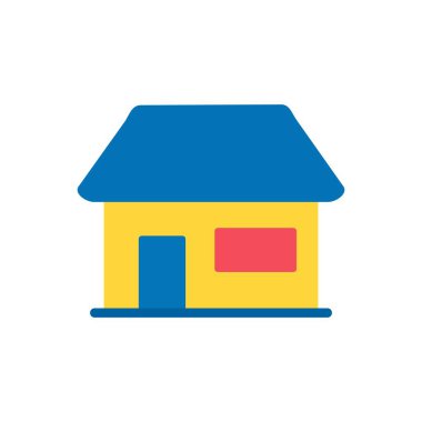 Geometrik Biçimli Minimalist Küçük Ev Resimleri