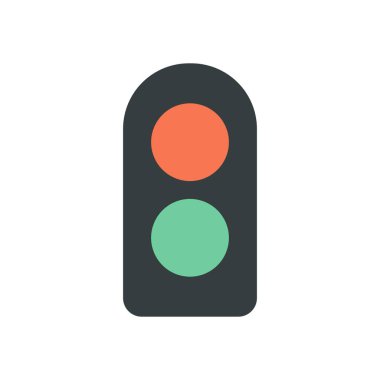 Yumuşak Üst Kenarlı Kırmızı ve Yeşil Trafik Işığı Resimleri